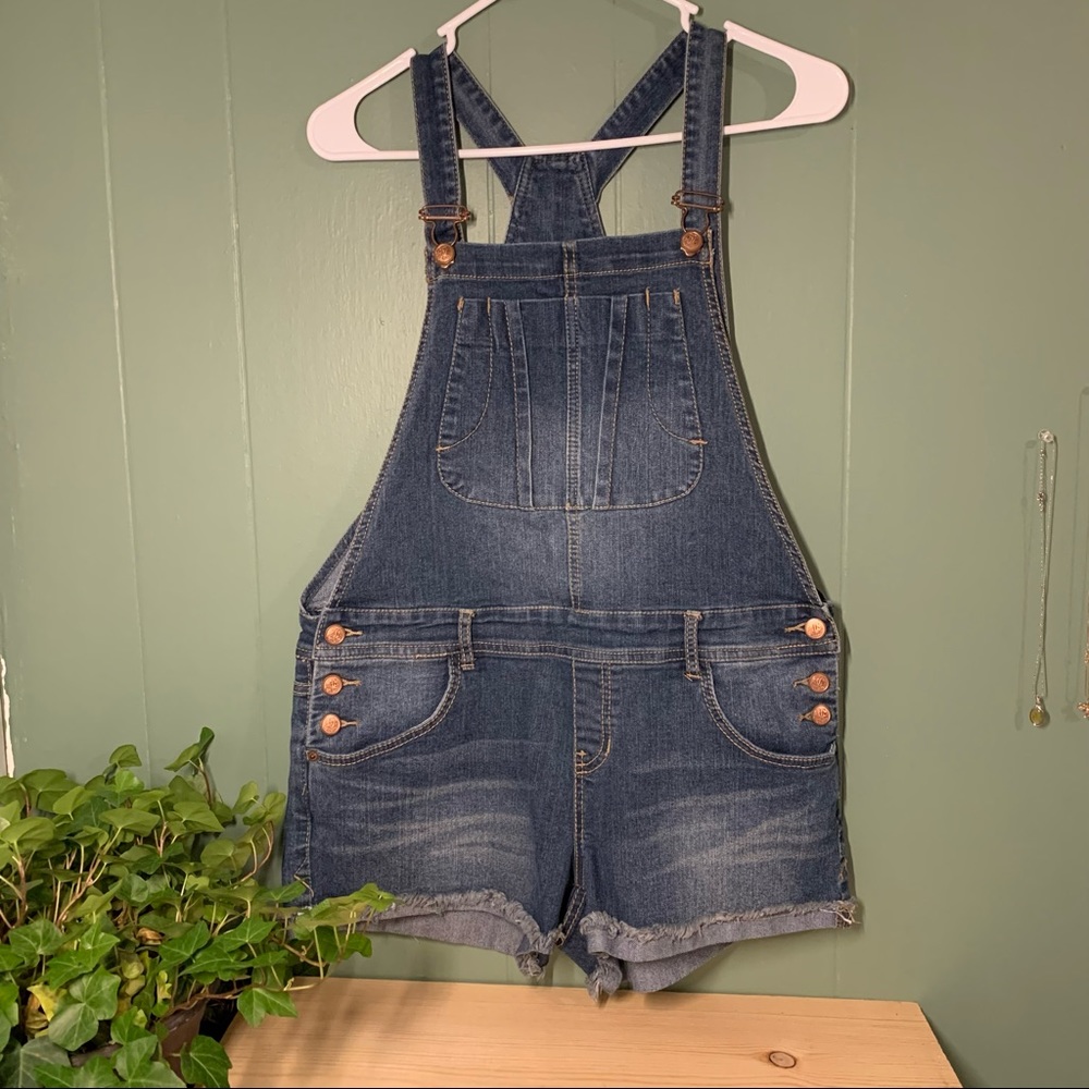 American Rag Overall Jean Shorts